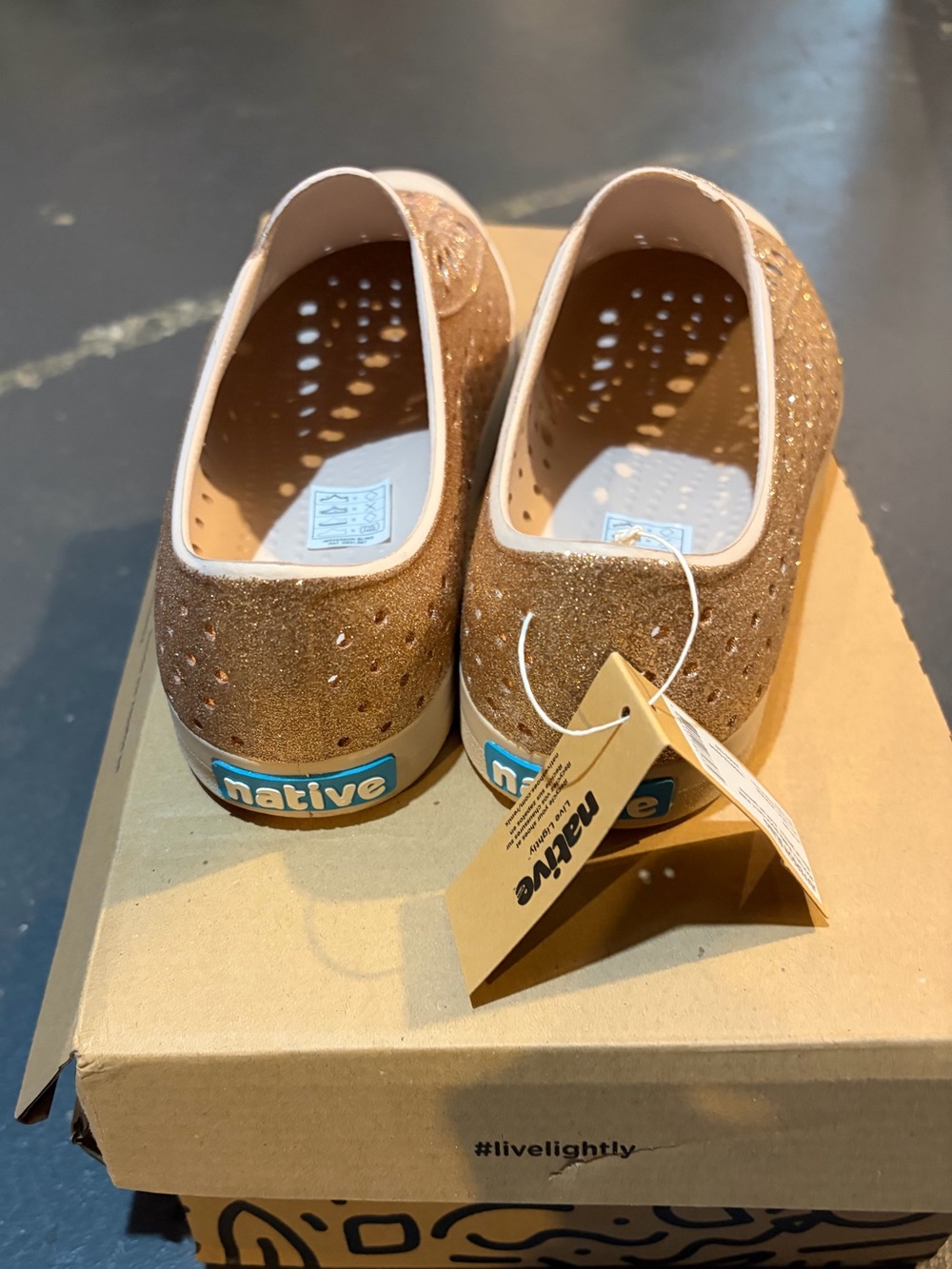 Native Jefferson Bling Shoes (Adult W size US9) - Brand New With Tags